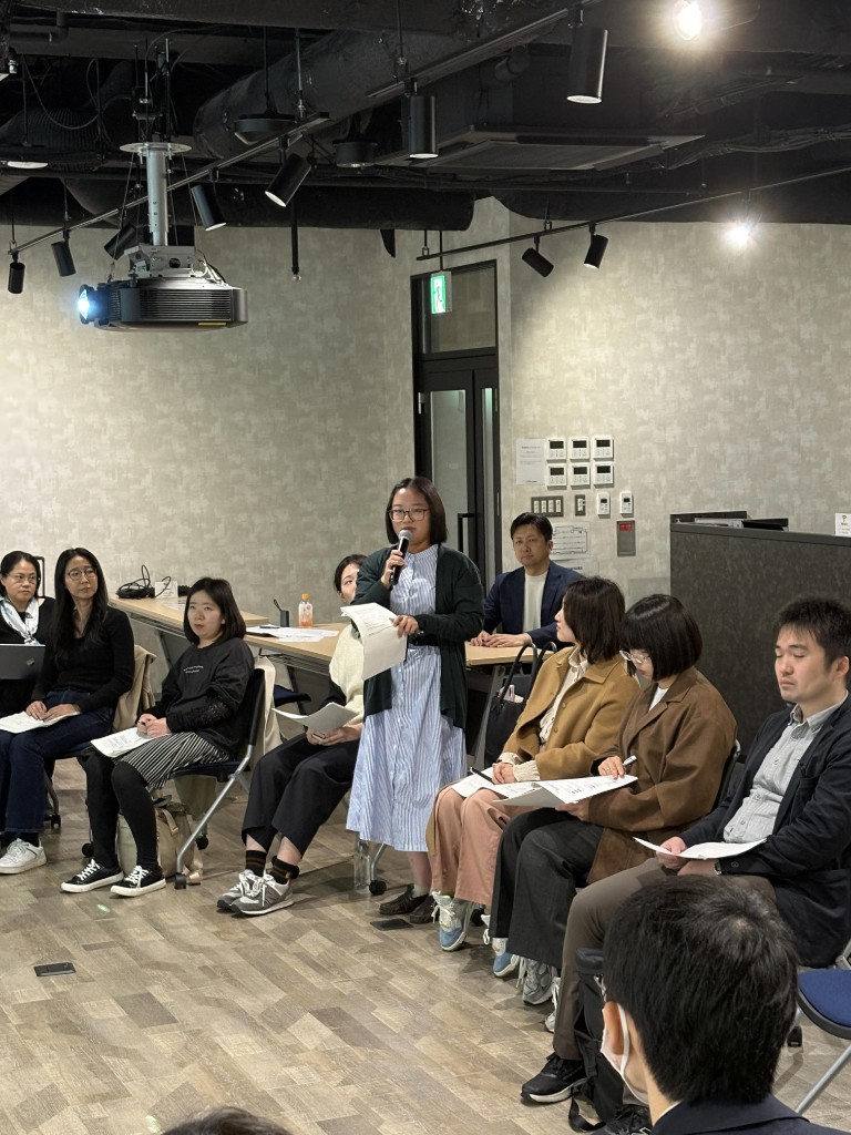 受講生による発表の様子